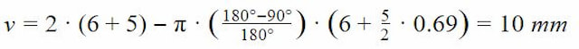 Bend allowance calculation formula