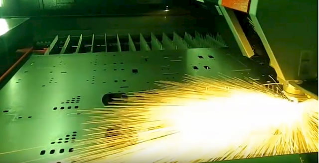 Laser cutting aluminium