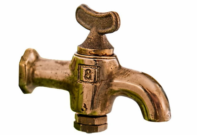 Brass water tap