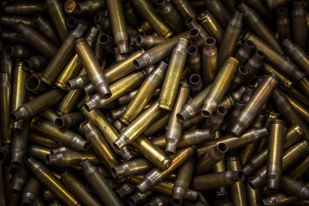 Brass ammunition shells