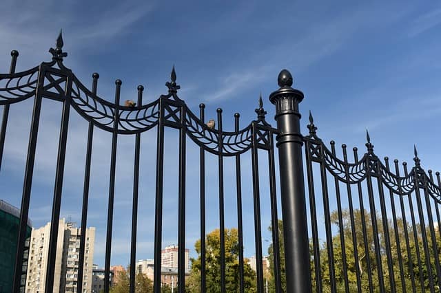 Victorian fence from mild steel