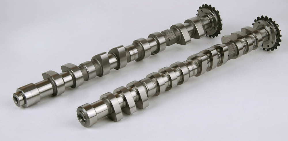 Camshafts made from mild steel