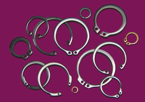 Axial retaining rings