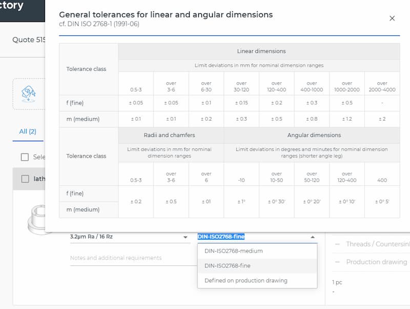 cnc tolerances