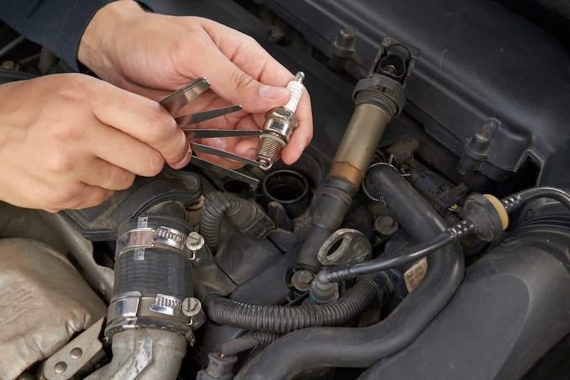 Changing spark plugs