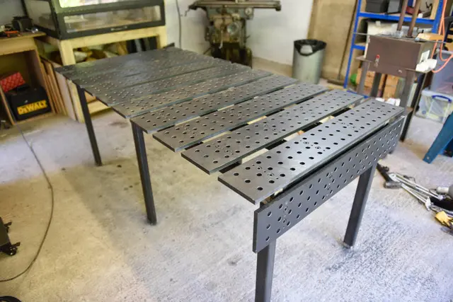 Welding on sale fabrication table