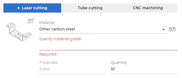 selecting other grade