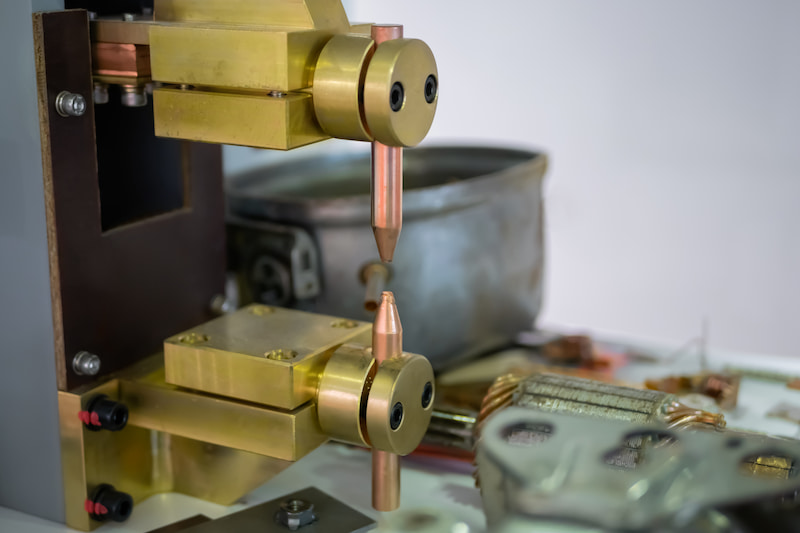 Spot welding copper alloy electrodes