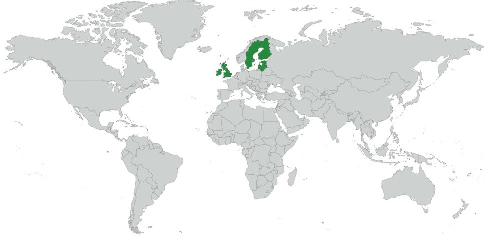 Countries with automatic pricing