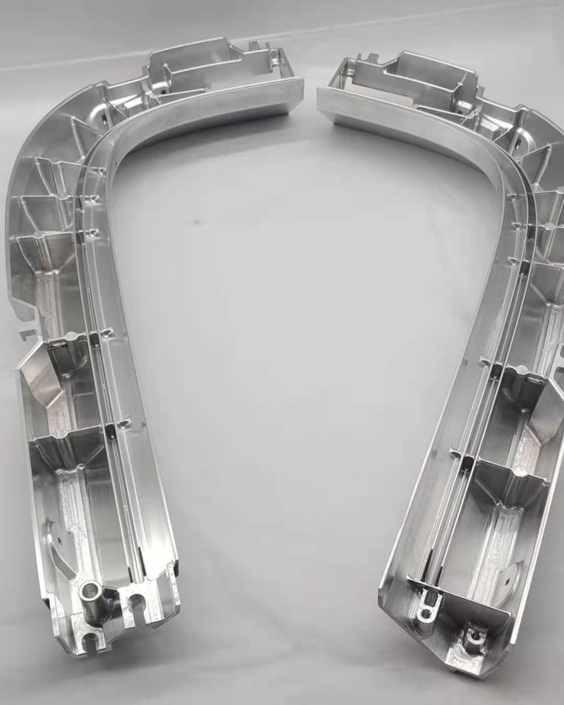 CNC milled aluminium frames