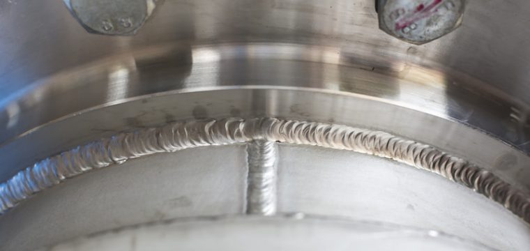 Pressure vessel fabrication, TIG welded joint