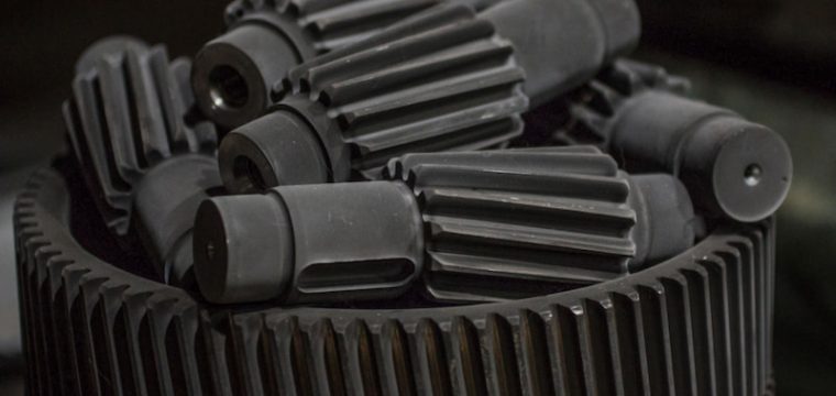 Nitrided gear shafts for gearboxes