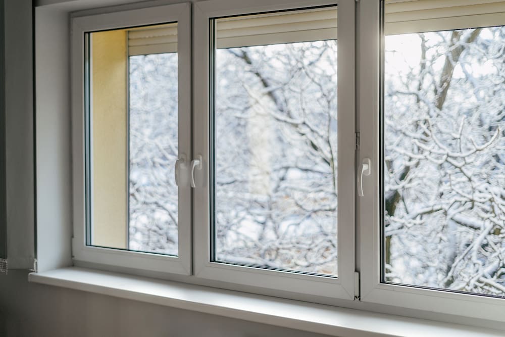PVC window frames